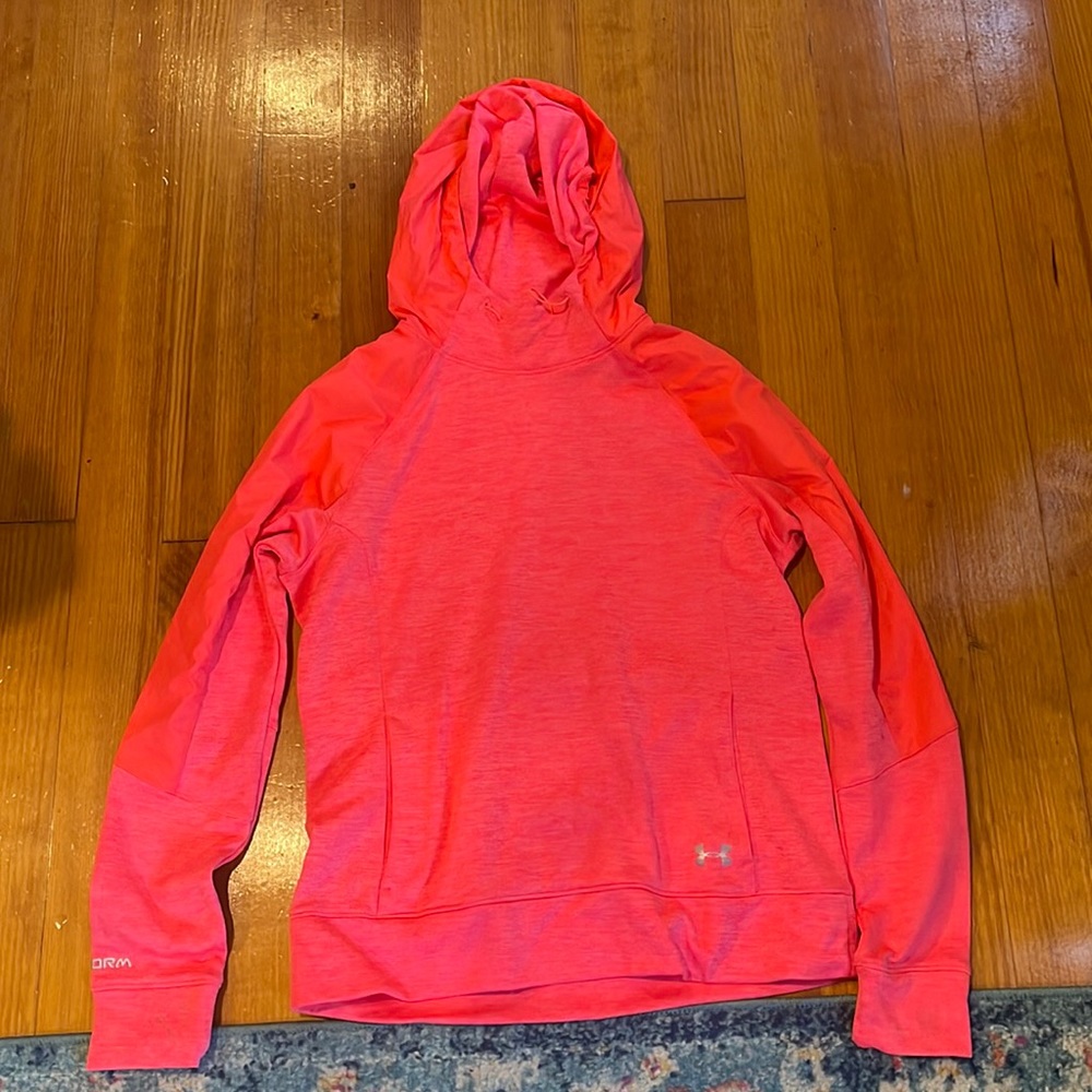Under armor wind breaker sweatshirt.